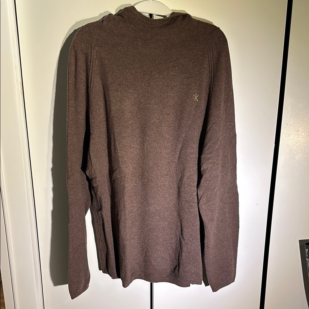 Men’s Calvin Klein Marino Wool Hooded Sweater